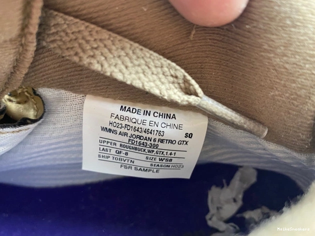 MaikeSneakers Brown WMNS Kelp 6 Jordan Gore-Tex Air FD1643-300 0804